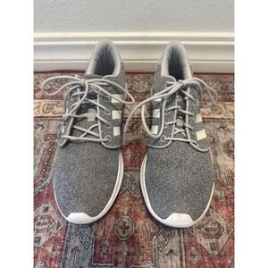 Adidas Cloudfoam Lite Racer Mens Grey White Sneakers AW4313 Size 9